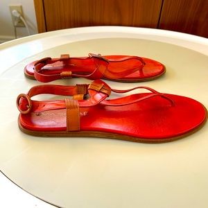 Via Spiga red sandals